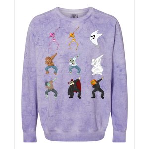 Dabbing Monsters Colorblast Crewneck Sweatshirt