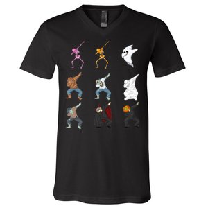 Dabbing Monsters V-Neck T-Shirt