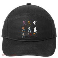 Dabbing Monsters 7-Panel Snapback Hat
