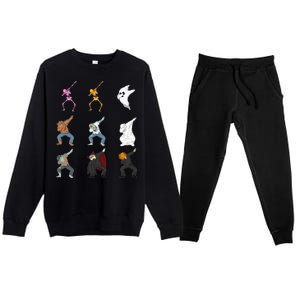 Dabbing Monsters Premium Crewneck Sweatsuit Set