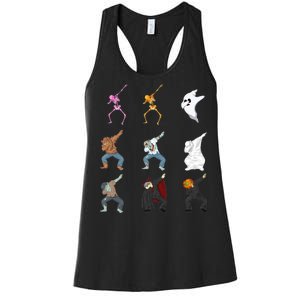 Dabbing Monsters Women's Racerback Tank