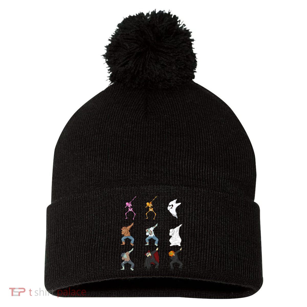 Dabbing Monsters Pom Pom 12in Knit Beanie
