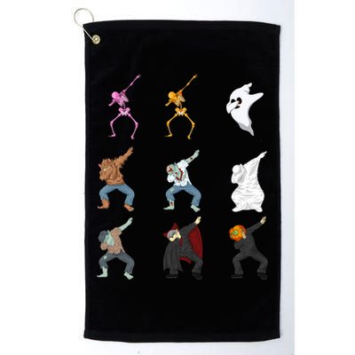 Dabbing Monsters Golf Towel
