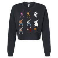 Dabbing Monsters Cropped Pullover Crew