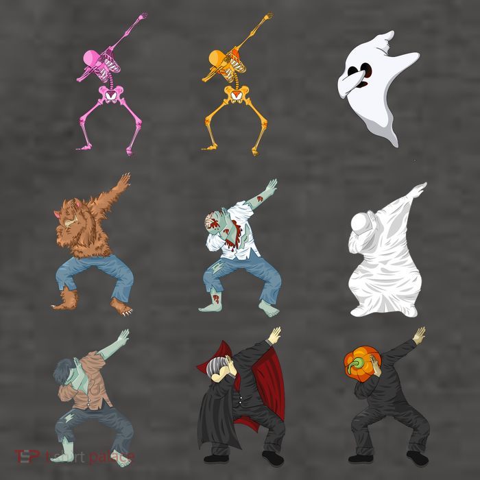 Dabbing Monsters Vector Backpack