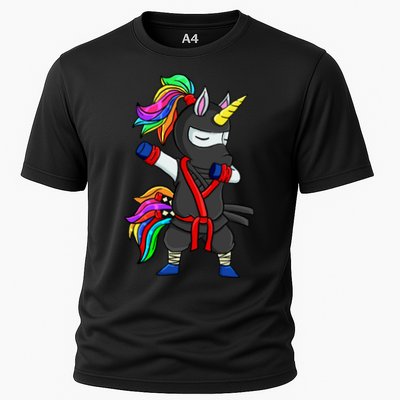 Dabbing ninja unicorn Performance Shirt
