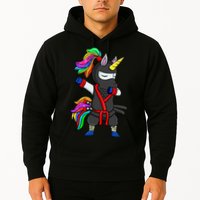 Dabbing ninja unicorn Hoodie