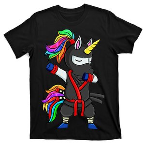 Dabbing ninja unicorn T-Shirt