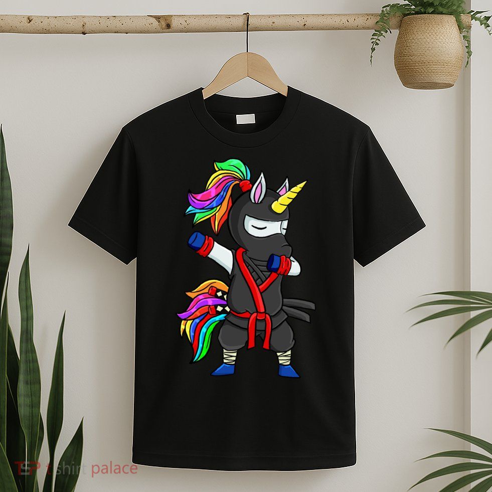 Dabbing ninja unicorn T-Shirt