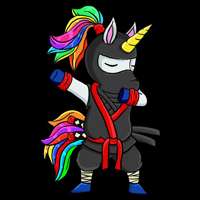 Dabbing ninja unicorn Backpack
