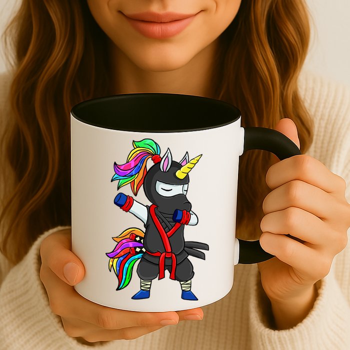 Dabbing ninja unicorn Mug