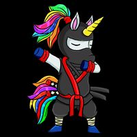 Dabbing ninja unicorn Polo