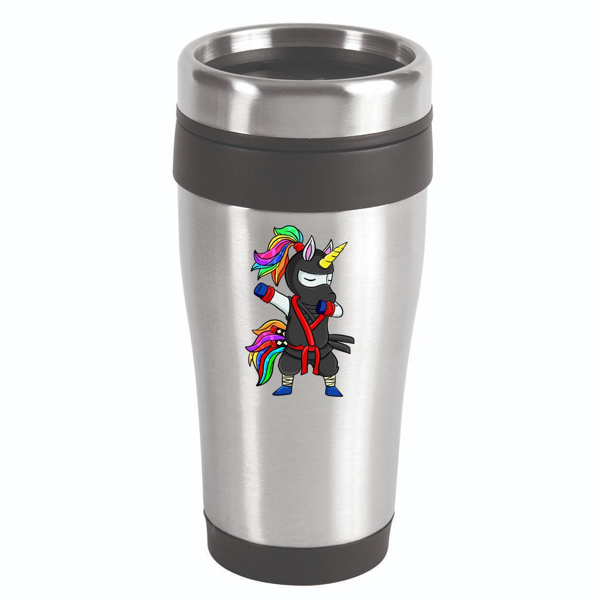 Dabbing ninja unicorn 16oz Travel Tumbler