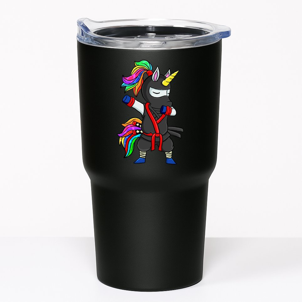 Dabbing ninja unicorn Tumbler