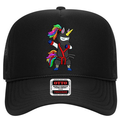Dabbing ninja unicorn Trucker Hat