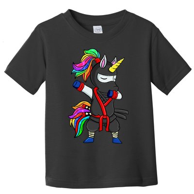 Dabbing ninja unicorn Toddler T-Shirt