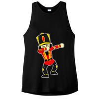Dabbing Nutcracker Ladies PosiCharge Tri-Blend Wicking Tank