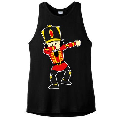 Dabbing Nutcracker Ladies PosiCharge Tri-Blend Wicking Tank