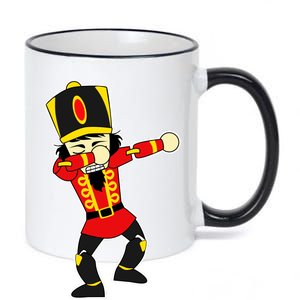 Dabbing Nutcracker 11oz Black Color Changing Mug