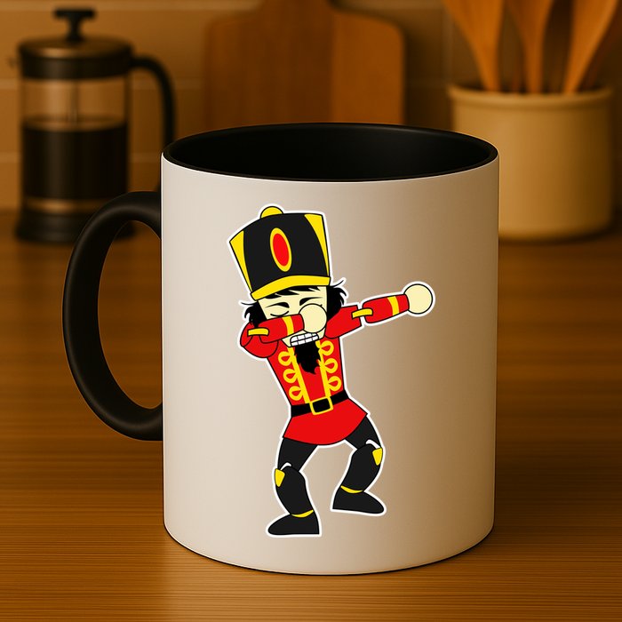 Dabbing Nutcracker Mug