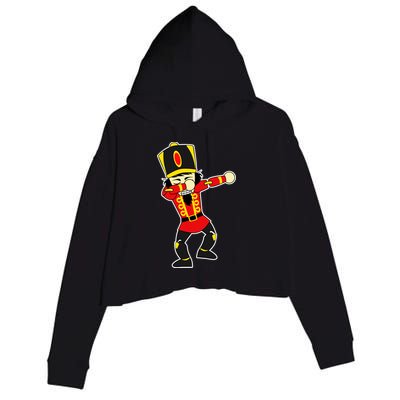 Dabbing Nutcracker Crop Fleece Hoodie