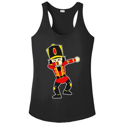 Dabbing Nutcracker Ladies PosiCharge Competitor Racerback Tank