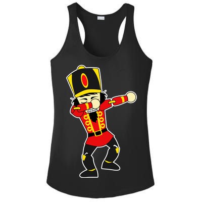 Dabbing Nutcracker Ladies PosiCharge Competitor Racerback Tank