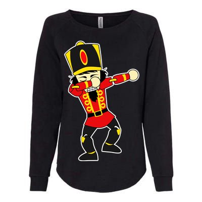 Dabbing Nutcracker Womens California Wash Sweatshirt