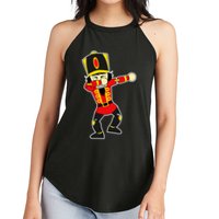 Dabbing Nutcracker Women's Perfect Tri Rocker Tank