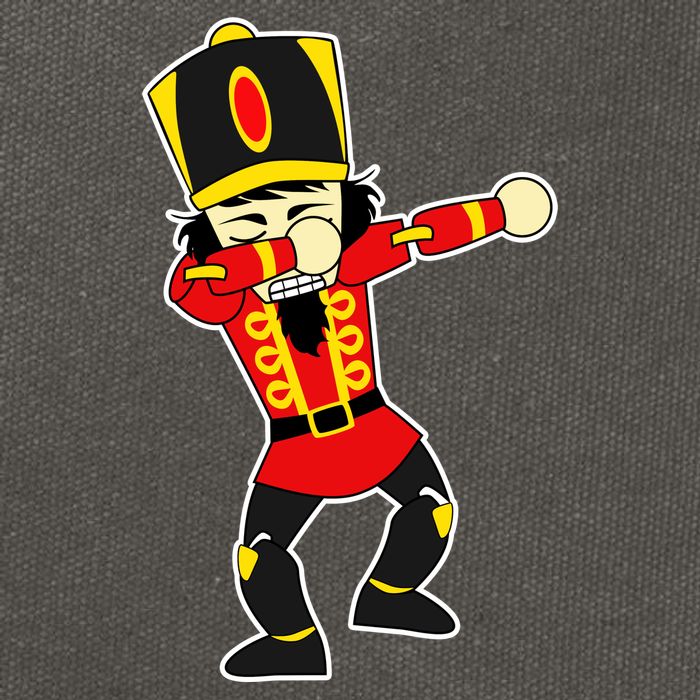 Dabbing Nutcracker Cotton Canvas Backpack