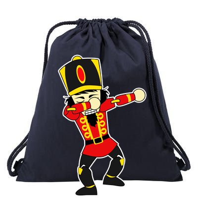 Dabbing Nutcracker Drawstring Bag