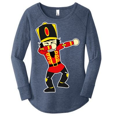 Dabbing Nutcracker Women's Perfect Tri Tunic Long Sleeve Shirt