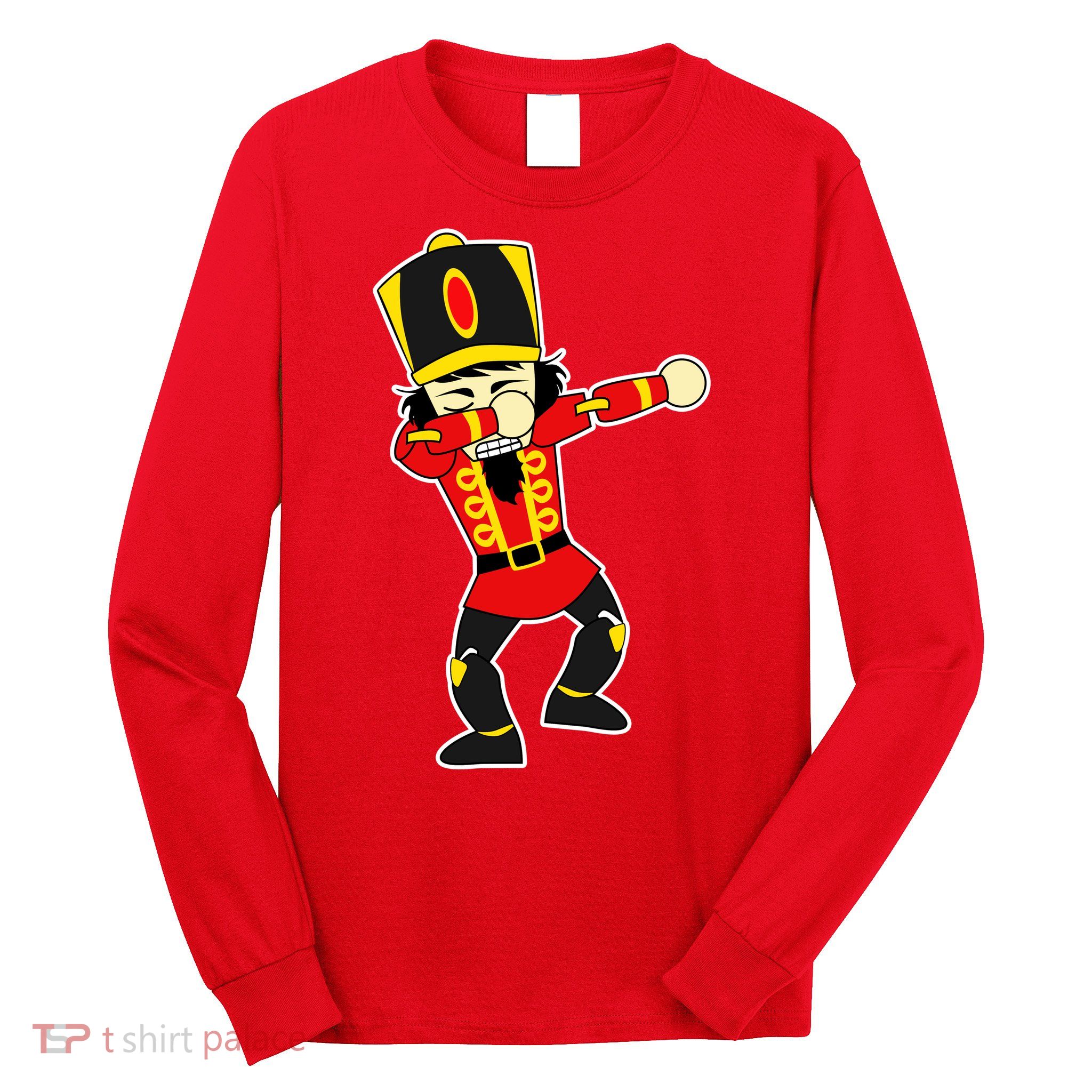 Dabbing Nutcracker Long Sleeve Shirt