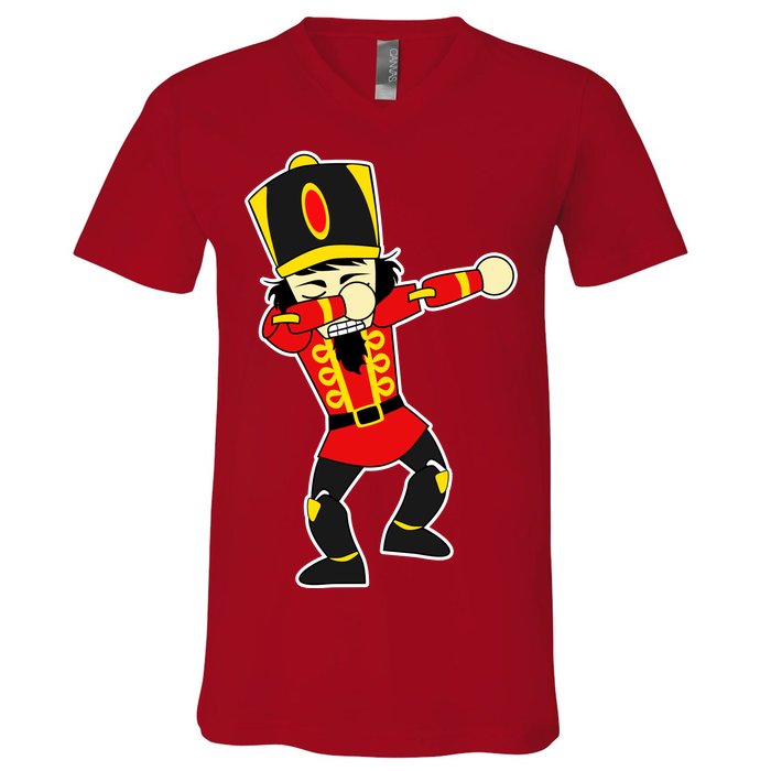 Dabbing Nutcracker V-Neck T-Shirt