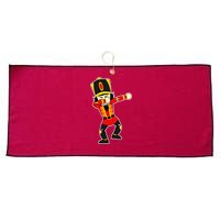 Dabbing Nutcracker Large Microfiber Waffle Golf Towel