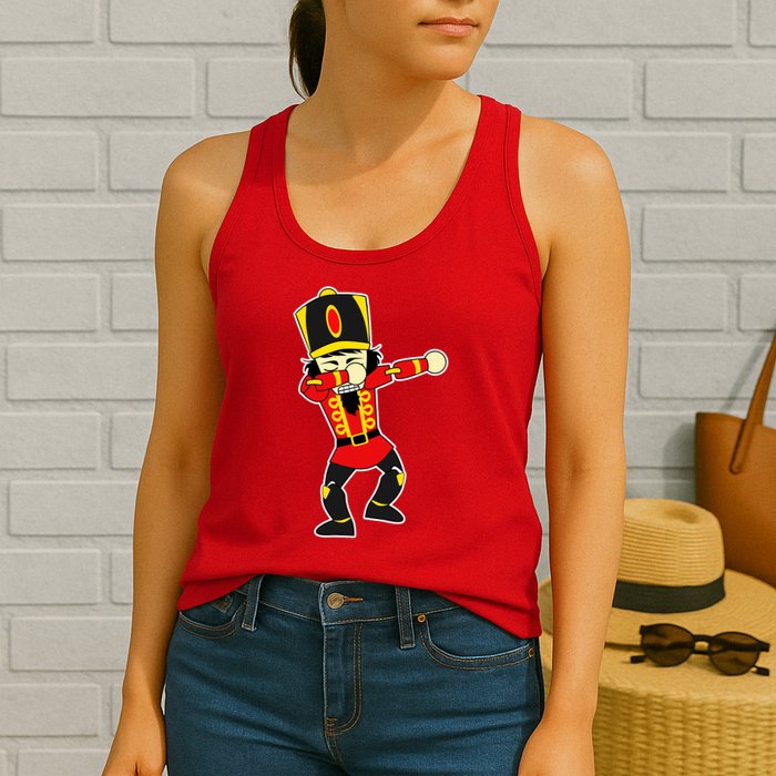 Dabbing Nutcracker Womens Tank Top