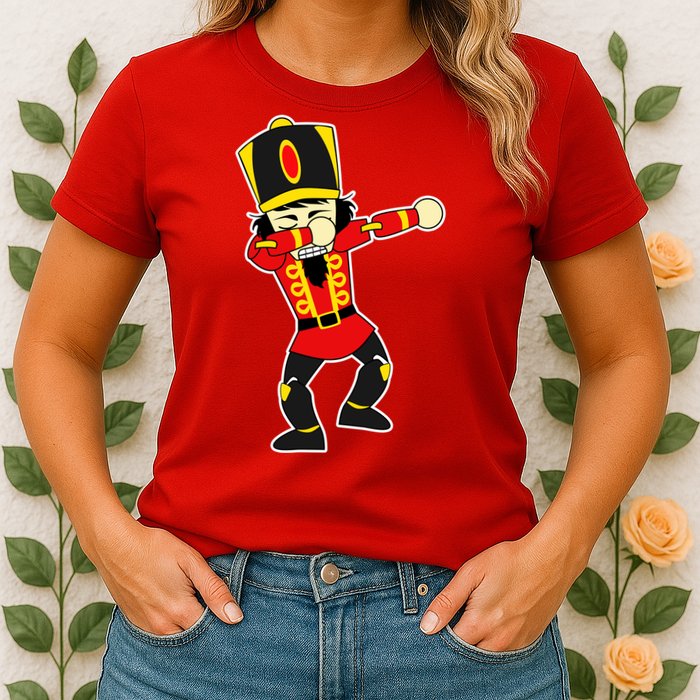 Dabbing Nutcracker Womens T-Shirt