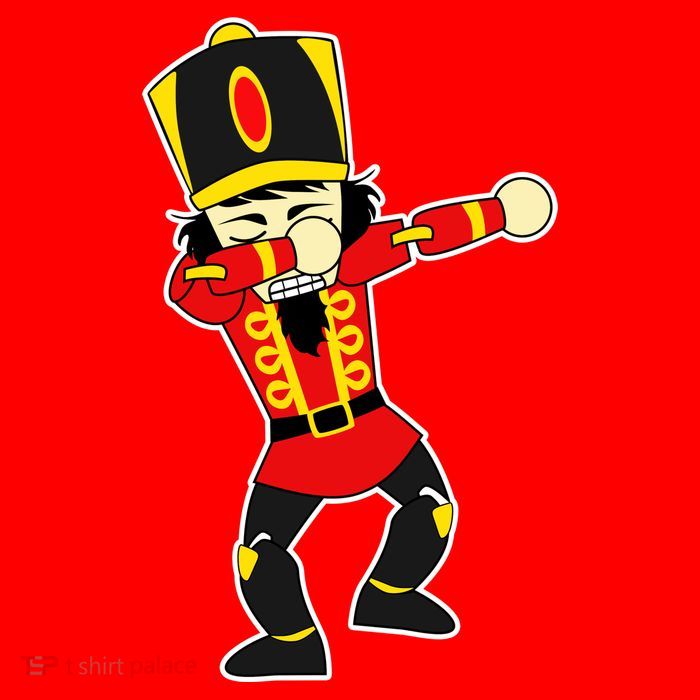 Dabbing Nutcracker Short Acrylic Beanie