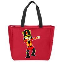 Dabbing Nutcracker Zip Tote Bag