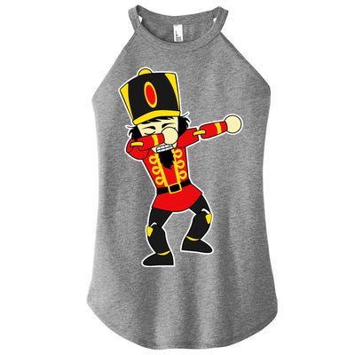 Dabbing Nutcracker Women's Perfect Tri Rocker Tank