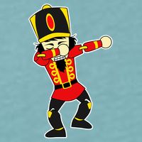 Dabbing Nutcracker Sueded Cloud Jersey T-Shirt