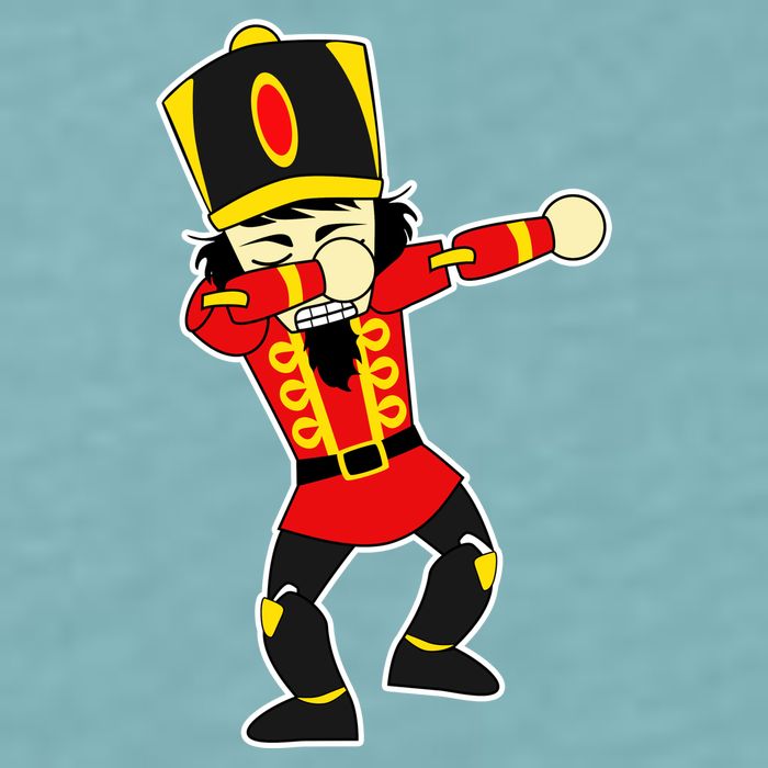 Dabbing Nutcracker Sueded Cloud Jersey T-Shirt