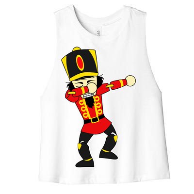 Dabbing Nutcracker Women's Racerback Cropped Tank