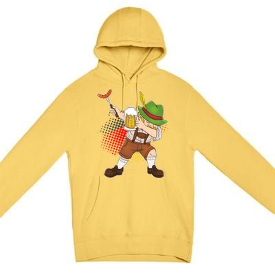 Dabbing Oktoberfest Guy Premium Pullover Hoodie