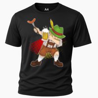 Dabbing Oktoberfest Guy Cooling Performance Crew T-Shirt