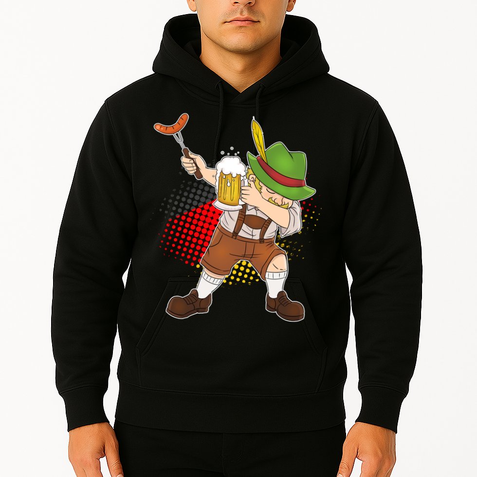 Dabbing Oktoberfest Guy Hoodie
