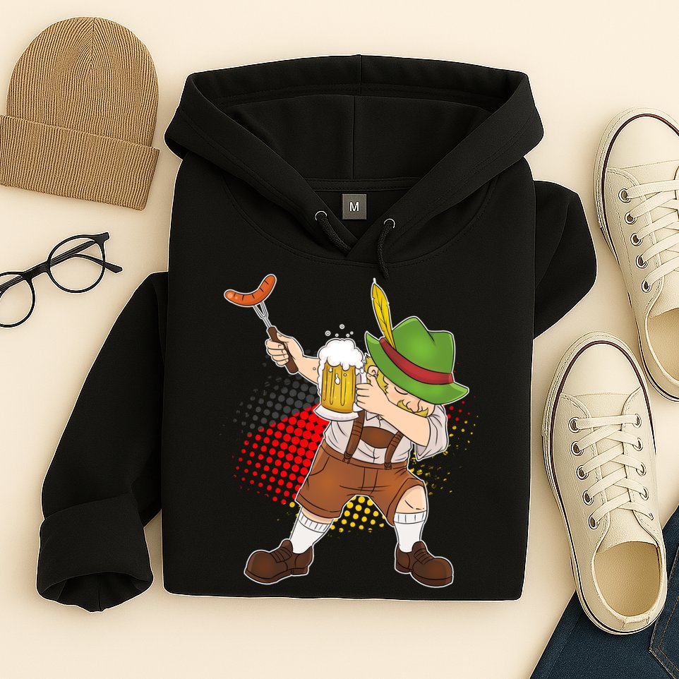 Dabbing Oktoberfest Guy Hoodie