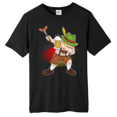 Dabbing Oktoberfest Guy Tall Fusion ChromaSoft Performance T-Shirt