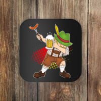 Dabbing Oktoberfest Guy Coaster