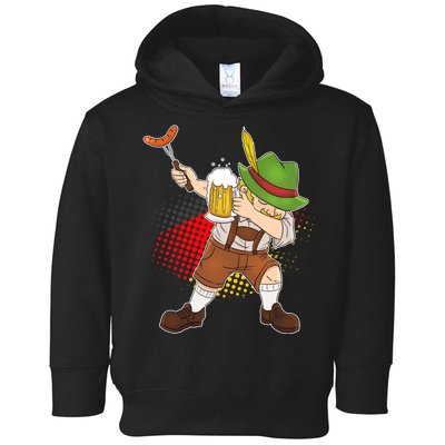 Dabbing Oktoberfest Guy Toddler Hoodie